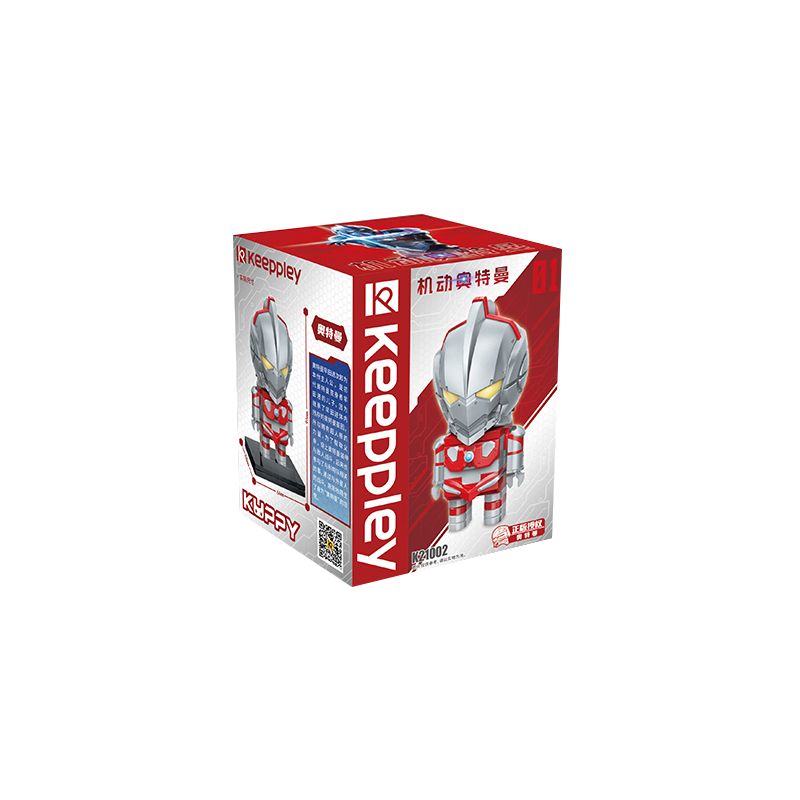KEEPPLEY K21002 21002 non  PHIÊN BẢN Q ULTRAMAN DI ĐỘNG bộ đồ chơi xếp lắp ráp ghép mô hình Movie & Game Phim Và Trò Chơi