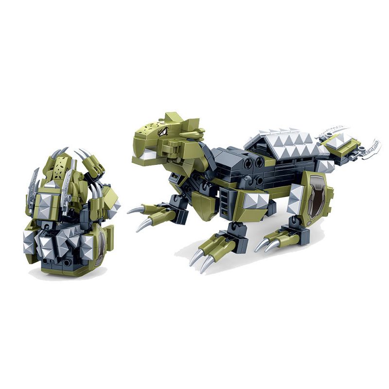 ZHI DELE DL-60102 60102 DL60102 non  THẰN LẰN HOÀNG GIA bộ đồ chơi xếp lắp ráp ghép mô hình The Egg Will Crack Trứng Sẽ Nở 198 khối