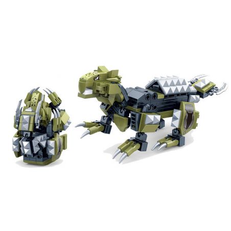 ZHI DELE DL-60102 60102 DL60102 non  THẰN LẰN HOÀNG GIA bộ đồ chơi xếp lắp ráp ghép mô hình The Egg Will Crack Trứng Sẽ Nở 198 khối