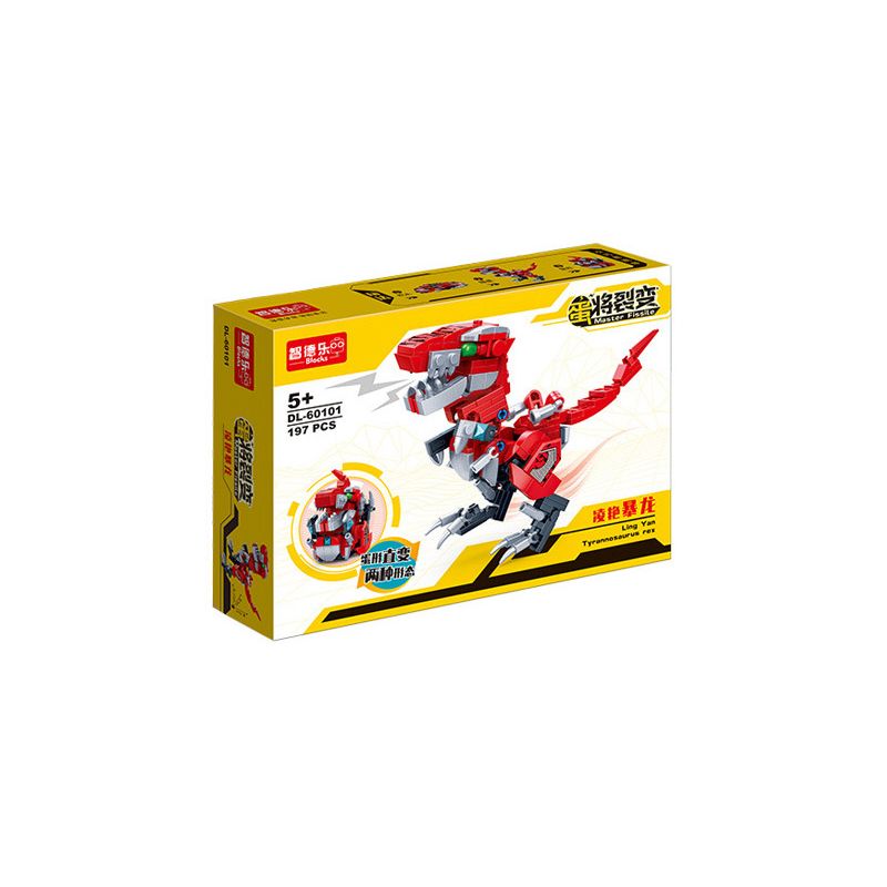 ZHI DELE DL-60101 60101 DL60101 non  KHỦNG LONG BẠO CHÚA LINGYAN bộ đồ chơi xếp lắp ráp ghép mô hình The Egg Will Crack Trứng Sẽ Nở 197 khối