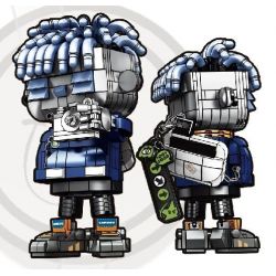 STUBBORN BOUNDARIES W9004 9004 non  PHỐ GANZI NHIẾP ẢNH GANZAI bộ đồ chơi xếp lắp ráp ghép mô hình GAMEEEY 289 khối