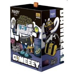 STUBBORN BOUNDARIES W9003 9003 non  PHỐ GANZI HIP-HOP GANZAI bộ đồ chơi xếp lắp ráp ghép mô hình GAMEEEY 357 khối