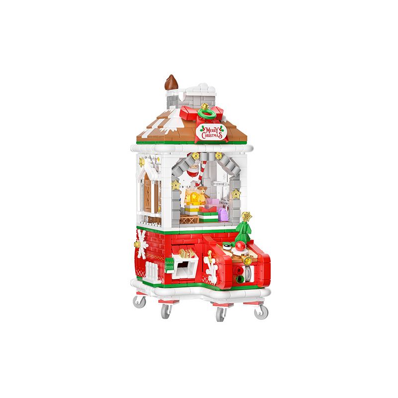 WEKKI 516156 non Lego MÁY VUỐT GIÁNG SINH bộ đồ chơi xếp lắp ráp ghép mô hình Christmas