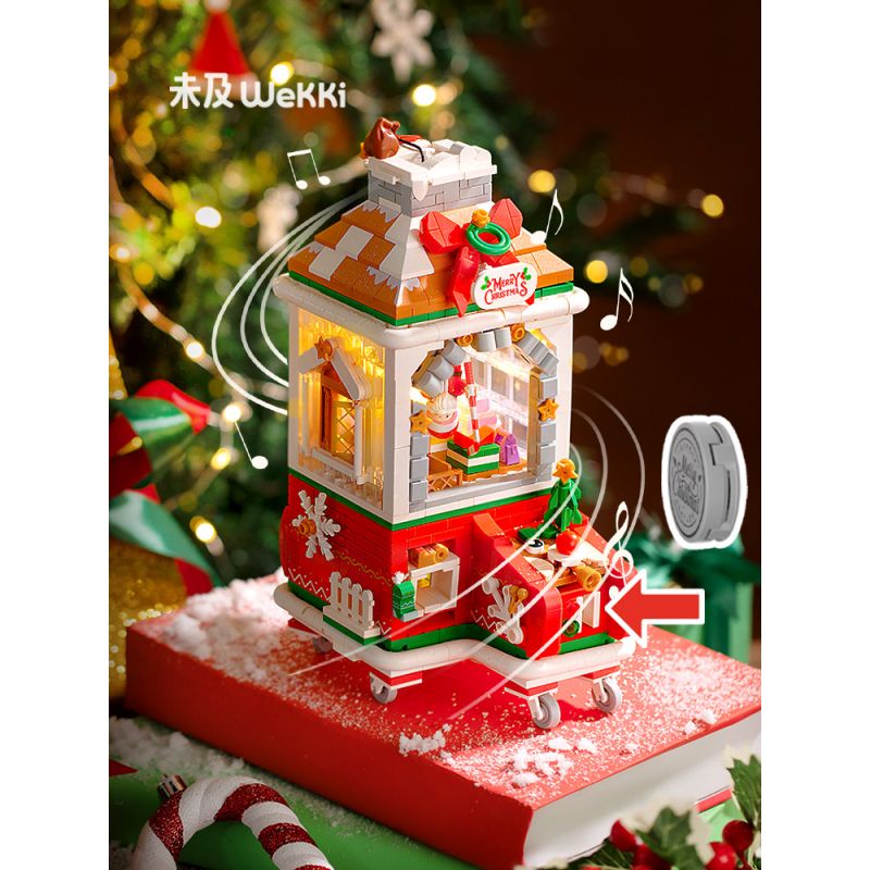WEKKI 516156 non  MÁY VUỐT GIÁNG SINH bộ đồ chơi xếp lắp ráp ghép mô hình Christmas