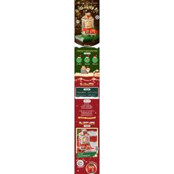 WEKKI 516156 non  MÁY VUỐT GIÁNG SINH bộ đồ chơi xếp lắp ráp ghép mô hình Christmas