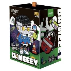 STUBBORN BOUNDARIES W9002 9002 non  PHỐ GANZI GRAFFITI bộ đồ chơi xếp lắp ráp ghép mô hình GAMEEEY 502 khối