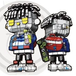 STUBBORN BOUNDARIES W9002 9002 non  PHỐ GANZI GRAFFITI bộ đồ chơi xếp lắp ráp ghép mô hình GAMEEEY 502 khối