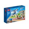 ZHI DELE DL-10006 10006 DL10006 non  TRỰC THĂNG CẢNH SÁT bộ đồ chơi xếp lắp ráp ghép mô hình POLICE 166 khối
