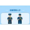 ZHI DELE DL-10005 10005 DL10005 non  CẢNH SÁT KIỂM TRA XE bộ đồ chơi xếp lắp ráp ghép mô hình POLICE 141 khối