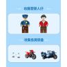 ZHI DELE DL-10004 10004 DL10004 non  CẢNH SÁT BA BÁNH bộ đồ chơi xếp lắp ráp ghép mô hình POLICE 150 khối