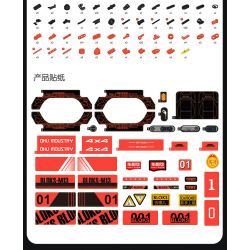 BLOKS 65476 non  LỖI CỔ ĐIỂN bộ đồ chơi xếp lắp ráp ghép mô hình 1107 khối