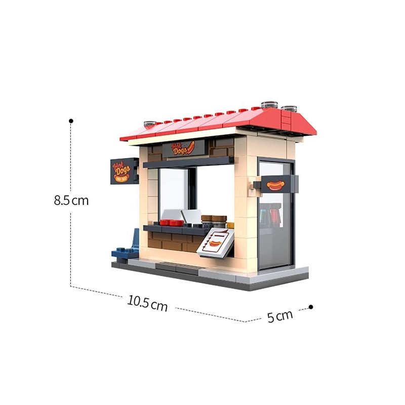 ZHI DELE DL-10004 10004 DL10004 non  CẢNH SÁT BA BÁNH bộ đồ chơi xếp lắp ráp ghép mô hình POLICE 150 khối