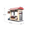 ZHI DELE DL-10004 10004 DL10004 non  CẢNH SÁT BA BÁNH bộ đồ chơi xếp lắp ráp ghép mô hình POLICE 150 khối