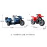 ZHI DELE DL-10004 10004 DL10004 non  CẢNH SÁT BA BÁNH bộ đồ chơi xếp lắp ráp ghép mô hình POLICE 150 khối