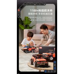 BLOKS 65476 non  LỖI CỔ ĐIỂN bộ đồ chơi xếp lắp ráp ghép mô hình 1107 khối