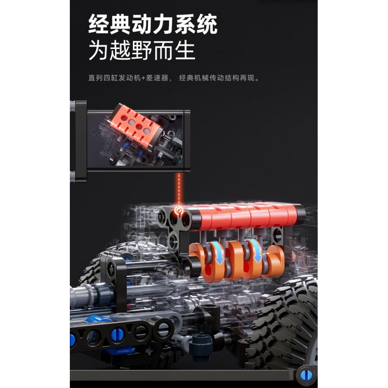 BLOKS 65476 non  LỖI CỔ ĐIỂN bộ đồ chơi xếp lắp ráp ghép mô hình 1107 khối