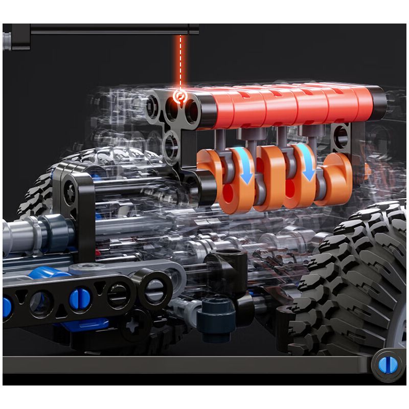 BLOKS 65476 non  LỖI CỔ ĐIỂN bộ đồ chơi xếp lắp ráp ghép mô hình 1107 khối