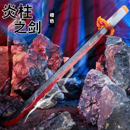 CREATIVE ART FIGHT 26806 non  THANH KIẾM CỘT LỬA MÀU CAM bộ đồ chơi xếp lắp ráp ghép mô hình Movie & Game SWORD Phim Và Trò Chơi 242 khối