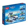 ZHI DELE DL-10003 10003 DL10003 non  TÀU TUẦN TRA CỦA CẢNH SÁT bộ đồ chơi xếp lắp ráp ghép mô hình POLICE 531 khối