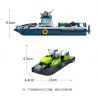 ZHI DELE DL-10003 10003 DL10003 non  TÀU TUẦN TRA CỦA CẢNH SÁT bộ đồ chơi xếp lắp ráp ghép mô hình POLICE 531 khối