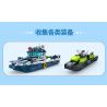 ZHI DELE DL-10003 10003 DL10003 non  TÀU TUẦN TRA CỦA CẢNH SÁT bộ đồ chơi xếp lắp ráp ghép mô hình POLICE 531 khối