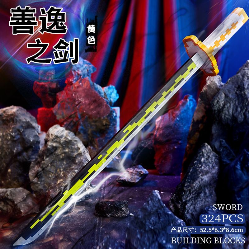 CREATIVE ART FIGHT 26804 non  THANH KIẾM SHANYI bộ đồ chơi xếp lắp ráp ghép mô hình Movie & Game SWORD Phim Và Trò Chơi 324 khối