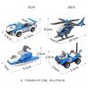 ZHI DELE DL-10001 10001 DL10001 non  TRỤ SỞ CẢNH SÁT BÃI BIỂN bộ đồ chơi xếp lắp ráp ghép mô hình POLICE 796 khối
