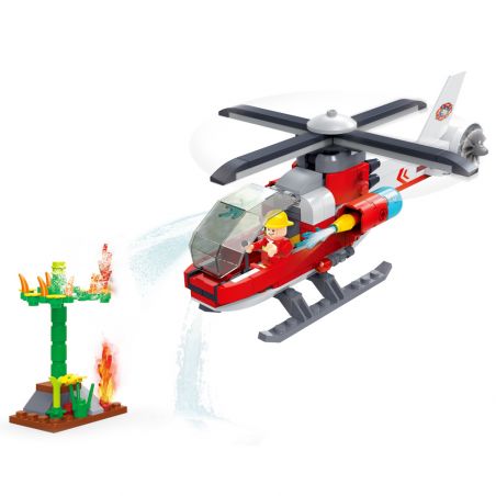 ZHI DELE DL-20005 20005 DL20005 non  MÁY BAY CHỮA CHÁY RỪNG NARUTO ANH HÙNG bộ đồ chơi xếp lắp ráp ghép mô hình 176 khối