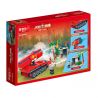 ZHI DELE DL-20003 20003 DL20003 non  XE PHÁO NƯỚC THEO DÕI CHỮA CHÁY RỪNG NARUTO bộ đồ chơi xếp lắp ráp ghép mô hình 450 khối