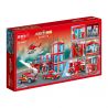ZHI DELE DL-20001 20001 DL20001 non  TÒA NHÀ TRẠM CỨU HỎA RỪNG NARUTO bộ đồ chơi xếp lắp ráp ghép mô hình 999 khối