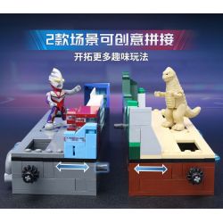 Enlighten 75035 Qman 75035 non  ULTRA HEROES BẢO VỆ TRÁI ĐẤT 2023 PHIÊN BẢN GIỚI HẠN bộ đồ chơi xếp lắp ráp ghép mô hình 236 khối