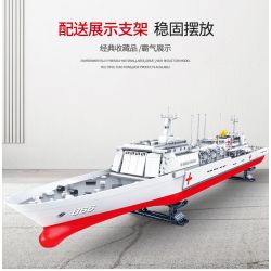 ZHI DELE DL-40018 40018 DL40018 non  TÀU BỆNH VIỆN PEACE ARK bộ đồ chơi xếp lắp ráp ghép mô hình CHINA AIRCRAFT CARRIER BATTLE GROUP 1691 khối