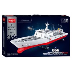 ZHI DELE DL-40018 40018 DL40018 non  TÀU BỆNH VIỆN PEACE ARK bộ đồ chơi xếp lắp ráp ghép mô hình CHINA AIRCRAFT CARRIER BATTLE GROUP 1691 khối