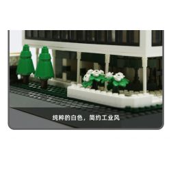 WANGE 5237 non  VILLA SAVOYE PARIS PHÁP bộ đồ chơi xếp lắp ráp ghép mô hình Creator VILLA SAVOYE PARIS FRANCE Sáng Tạo 1226 khối