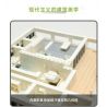 WANGE 5237 non  VILLA SAVOYE PARIS PHÁP bộ đồ chơi xếp lắp ráp ghép mô hình Creator VILLA SAVOYE PARIS FRANCE Sáng Tạo 1226 khối