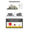 WANGE 5237 non  VILLA SAVOYE PARIS PHÁP bộ đồ chơi xếp lắp ráp ghép mô hình Creator VILLA SAVOYE PARIS FRANCE Sáng Tạo 1226 khối