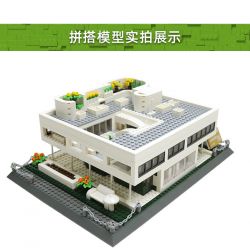 WANGE 5237 non  VILLA SAVOYE PARIS PHÁP bộ đồ chơi xếp lắp ráp ghép mô hình Creator VILLA SAVOYE PARIS FRANCE Sáng Tạo 1226 khối
