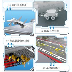 ZHI DELE DL-40016 40016 DL40016 non  TÀU SÂN BAY LOẠI 002 tỷ lệ 1:300 bộ đồ chơi xếp lắp ráp ghép mô hình CHINA AIRCRAFT CARRIER BATTLE GROUP 2555 khối
