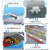 ZHI DELE DL-40016 40016 DL40016 non  TÀU SÂN BAY LOẠI 002 tỷ lệ 1:300 bộ đồ chơi xếp lắp ráp ghép mô hình CHINA AIRCRAFT CARRIER BATTLE GROUP 2555 khối