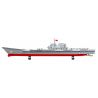 ZHI DELE DL-40016 40016 DL40016 non  TÀU SÂN BAY LOẠI 002 tỷ lệ 1:300 bộ đồ chơi xếp lắp ráp ghép mô hình CHINA AIRCRAFT CARRIER BATTLE GROUP 2555 khối