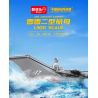 ZHI DELE DL-40016 40016 DL40016 non  TÀU SÂN BAY LOẠI 002 tỷ lệ 1:300 bộ đồ chơi xếp lắp ráp ghép mô hình CHINA AIRCRAFT CARRIER BATTLE GROUP 2555 khối