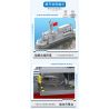 ZHI DELE DL-40016 40016 DL40016 non  TÀU SÂN BAY LOẠI 002 tỷ lệ 1:300 bộ đồ chơi xếp lắp ráp ghép mô hình CHINA AIRCRAFT CARRIER BATTLE GROUP 2555 khối