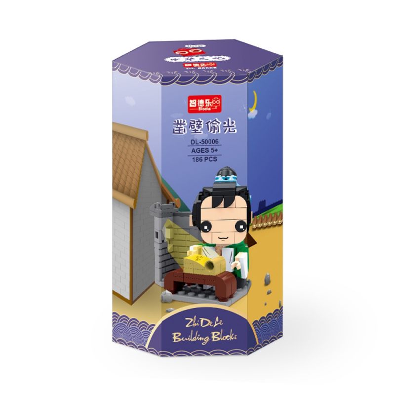 ZHI DELE DL-50006 50006 DL50006 non  ĐỤC KHOÉT bộ đồ chơi xếp lắp ráp ghép mô hình 186 khối