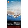 FORANGE FC6006 6006 non  THUYỀN BUỒM THIÊN NGA TRẮNG bộ đồ chơi xếp lắp ráp ghép mô hình Creator Expert WHITE SWAN Chuyên Gia Sáng Tạo 1672 khối