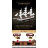 FORANGE FC6006 6006 non  THUYỀN BUỒM THIÊN NGA TRẮNG bộ đồ chơi xếp lắp ráp ghép mô hình Creator Expert WHITE SWAN Chuyên Gia Sáng Tạo 1672 khối