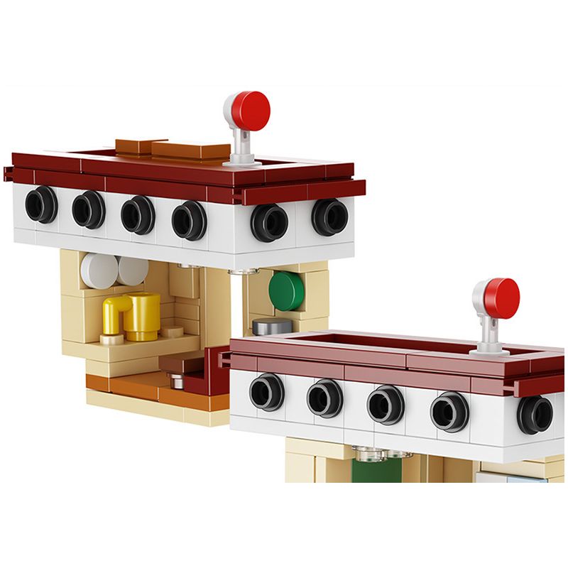 FORANGE FC6006 6006 non  THUYỀN BUỒM THIÊN NGA TRẮNG bộ đồ chơi xếp lắp ráp ghép mô hình Creator Expert WHITE SWAN Chuyên Gia Sáng Tạo 1672 khối