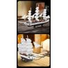 FORANGE FC6006 6006 non  THUYỀN BUỒM THIÊN NGA TRẮNG bộ đồ chơi xếp lắp ráp ghép mô hình Creator Expert WHITE SWAN Chuyên Gia Sáng Tạo 1672 khối