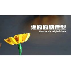 QIZHILE 90045 non  HOA HY VỌNG bộ đồ chơi xếp lắp ráp ghép mô hình Moon Man Người Đàn Ông Trên Mặt Trăng