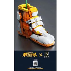 QIZHILE 90045 non  HOA HY VỌNG bộ đồ chơi xếp lắp ráp ghép mô hình Moon Man Người Đàn Ông Trên Mặt Trăng