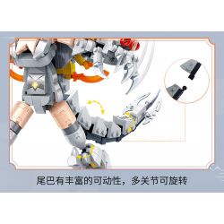 ZHI DELE DL-60013 60013 DL60013 non  CÁNH TAY LINH THÚ JIYUE SIRIUS bộ đồ chơi xếp lắp ráp ghép mô hình AUSPICIOUS BEASTS ARMOUR 528 khối